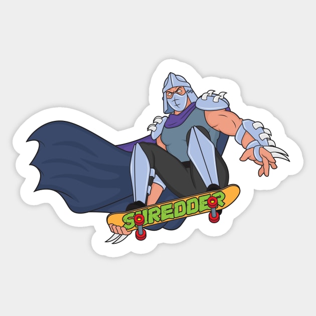 Shredder Sticker by Woah_Jonny